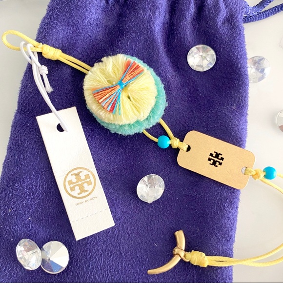 🌈Tory Burch Logo Thread Bracelet🌈 - Picture 2 of 3
